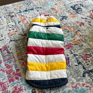 New with tags Hudson Bay Striped Dog Coat Size S